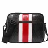 Bullcaptain Bolsa de designer de luxo masculina Fi Bolsa de ombro Qualidade Menger 10 polegadas IPad Ctrast Bolsas m3rr #