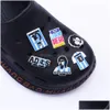 Acessórios para peças de sapatos atacado Clog Cog Charmos de PVC Argentina Telefone de futebol Maradona Marca de sapatos pessoais Charm Drop DHA7W