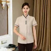 Chinesische Restaurant Uniform Frauen Reinigungsarbeit Hotel Receptiist Kostüm Housekee Kellner Kleidung Massage Nagel Cafe Outfit z47f #