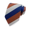 Bow Ties 8cm British Gentleman Stripe Men's Tie Suit Street Style Matching Gathering Social Festival Slips