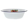 Dinnerware Sets Enamel Basin Kitchen Enamelware Household Soup Server Round Deepen Noodle Bowl Salad Mixing