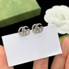 2024 Designer 7 style Fashion Womens Diamond Earrings Classic Hoop Earring For Woman Highly Quality Luxurys Designers Earrings Ladies Brands Gold Ear Stud