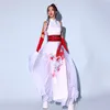 2024 estilo chinês jazz dança traje feminino fada terno branco kpop outfits boate dj bar gogo dança desempenho roupas l12234 i2xn #
