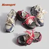 Casual Shoes Clunky Sneakers Kvinnor Lace Up Ankle Running Ladies Sport Outdoor Jogging Canvas Tjock Soled