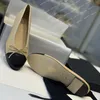 Ballerinas, Schuhe, Slingbacks, Sandalen, Damen, High Heels, Designer-Schuhe, Schleife, Leder, Ballerinas, Party, Hochzeitskleid, Schuhe, klobige Pumps, Slipper, Marke Paris