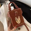 Sac Cvvo Glmc Sacs de selle en cuir PU pour femmes 2024 Designer Vintage Mini épaule Tendance Sacs à main et sacs à main