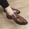 Robe chaussures hommes printemps automne paresseux slip-on britannique affaires décontracté cuir marié mariage mode C1237