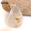 Pendant Necklaces Fashion Jewelry Natural Dendritic Moss Agate Stone Drop Necklace Timeless Gift For Girl Friend DIY Making BD513