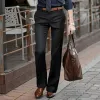 Shavers New Men Boot Cut Pantalon Business Fashion Classic Office confortable Kahki Black blanc slim Slim Forme Freed Suit Pantal