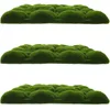 Decorative Flowers 3 Pcs Artificial Plants Simulated Moss Foam Green Wall Decor Hanger Natural Style Decoration Greenery Backdrop DIY