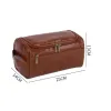 men Vintage Luxury Toiletry Bag Travel Necary Busin Cosmetic Makeup Cases Male Hanging Storage Organizer W Bags v3PD#