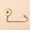 Hooks Portable Metal Foldble Bag Purse Hook Handväska Hanger Holder Shell Folding Tabell 4 Färger