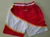 Mens''atlanta''hawks''authentic Shorts basket retro nät broderade casual atletiska gymnal team shorts