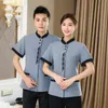 cleaning Service Short Sleeve Hotel Guest Room Work Clothes Summer Wear Female Property Floor Cleaner Aunt PA Uniform Ne M8W4#