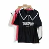 170kg Plus Size Women's Bust 157 Summer Loose Short-Sleeved Letter Printed T-Shirt Fi Tops Black 5XL 6XL 7XL 8XL 9XL e3z4#