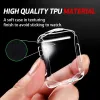 Case for Apple Watch 45mm 41mm 44mm 42mm 42mm 38mm Clear TPU Screen Protector Comple