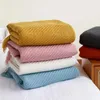 Одеяла Домашние украшения с кисточками Вязаное покрывало для дивана с кондиционером и бахромой