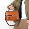 Luxe Merk mannen Crossbody Schoudertas Voor Echtgenoot Gift PU Leer Mannen Kantoor Tote Busin Menger Zijtas Mannelijke handtassen O7as #