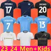 23 24 Lazio Immobile maglie da calcio maglie 2023 2024 IMMOBILE LUIS BASTOS SERGEJ BADELJ LUCAS J.CORREA ZACCAGNI MARUSIC uomo bambini kit maglia da calcio 10 ° anniversario