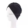 Beanie/Skull Caps Elastic Women Head Scarf Swimming Cap Pool Bathing Hats Protect Long Hair Ear Sports Hijab Nylon Hat Turba Dhgarden Dhdl6