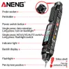 Aneng A3005インテリジェントマルチメーターペンデジタルマルチメーターペン懐中電灯照明4000カウントAC/DC電圧オームダイオードテスター