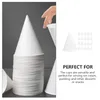 Disposable Cups Straws 200 Pcs Cone Shaped Water Paper Universal Ice Cream Portable Dessert Server