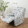 Stoelhoezen Bedrukt Fauteuil Bankhoes Stretch Bloemen Spandex Luie Jongen Fauteuil Kussenovertrekken Split Enkele Bank Voor Woonkamer