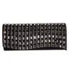 Pochette con diamanti di moda di lusso di design Borsa a tracolla con borsa a tracolla tempestata di diamanti alla moda e brillante. Borsa regalo da sera