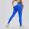 Active Pants Women Yoga Scrunch Bufitness Leggings with Lastfickor Casual Gym Running Multi Colors Sports Sport