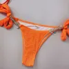 Yisiman 23 Nuovo cinghia a catena Bikini in tessuto da bagno da donna