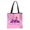 korean KPOP Twice Shop Bag Fancy Naye Women Causal Totes Large Capacity Storage Shoulder Bags Ladies Reusable Shopper Bags D1uX#