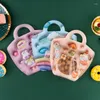 Gift Wrap LBSisi Life-Transparenta Candy Bags Kids Julklappar Packaging Cookies Snack Spring Festival Party Supplies Style 50st