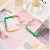 Hoepel Huggie Oorbellen Mode Vrouwen Geometrische Geschenken Eenvoudig Vierkant Rond Vrouwelijke Sieraden Accessoires Groothandel Trendy Oorbel Dhgarden Dhljw