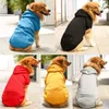 Hondenkleding Winterkleding Hoodies Sweatshirts Warme vachtkleding voor kleine grote honden Puppyjasje Labrador-kostuums met capuchon Huisdierenoutfits