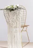 Party Decoration Set of 2 Macrame Wedding Chair Decorations Wall Hanging Decor Brud Shower Brides Texoal Gift