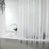 Duschgardiner Eva 17s förtjockade 3D -gardin Vattentät lyx Transparent genomskinlig badrum Mögelplastbad med krok
