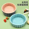 Baking Moulds Silicone Sunflower Outline Cake Mold Household Muffin Cup Creative Tools