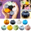 Flores decorativas simulação de halloween mini abóbora artificial frutas legumes modelo festa de ação de graças decoração para casa artesanato diy