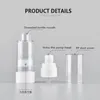 Bottiglie di stoccaggio 15ml/30ml/50ml/80ml/100ml Cosmetici Sub-imbottigliamento Lozione spray da viaggio Crema per il viso Contenitore airless Pompa per vuoto