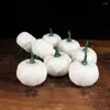 Decorative Flowers 15 Pcs Halloween Simulation Pumpkin Artificial Graffiti Props DIY Craft Decoration