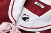 2020 Neue Ankunft Rose Und Katze Stickerei Orthodoxe Jk Uniform College Wind Student Sailor Schuluniform Lg Rock Zwei Stück set I4qT #