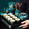 Set di articoli da tè Set da tè pigro pomeridiano Tazza Matcha Regalo di cerimonia cinese Scatola di lusso Servizio in ceramica Juego De Te Casa Prodotti