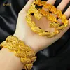 Bangle Aniid luksus Dubai 24K złota bransoletki dla kobiet ślub afrykańskie bransoletki urok Etiopski arabski biżuteria Prezenty