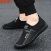 Casual Buty Slip-On Men Mesh Sport Mężczyzna wielki rozmiar 46 Running Man Low Top Blue Sneakers