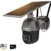 SOLIOM S600 Уличная сотовая камера безопасности на солнечной энергии - Беспроводная связь с панорамированием и наклоном 360° Прожектор 1080p Ночное видение 2-сторонний разговор PIR-датчик движения Нет Wi-Fi Версия для США