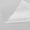 Fönsterklistermärken 45x200 cm badrum kök dekorativ skuggning film sovrum statisk klamring integritetsskydd icke-vidhäftande 3D glas klistermärke