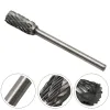 1PC 3x6 mm shank tungstène carbure mouchette battère rotatif outil de forage de forage électrique bit sculpteur à double coupe