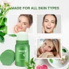 40g Face Clean Mask Green Tea Cleansing Stick Mask Smear Acne Shrink Blackhead Moisturizing Deep Cleansing Mask Clean Pores