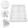 Decorative Plates Glasses Storage Box Display Shelf Sunglass Case Sunglasses Frame Holder Satin Organizer