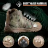 Chaussures Soldie gratuite Sports extérieurs Tactical militaire pour hommes avec trekking léger pour le camping, chaussures d'escalade de randonnée